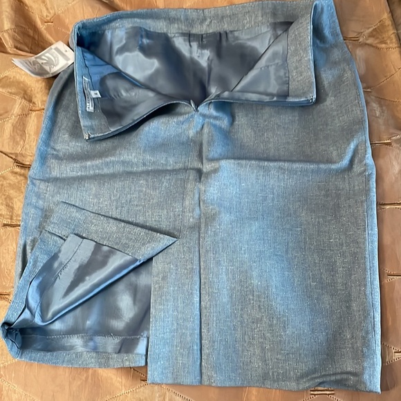 Linen / lace skirt suit - Picture 13 of 13